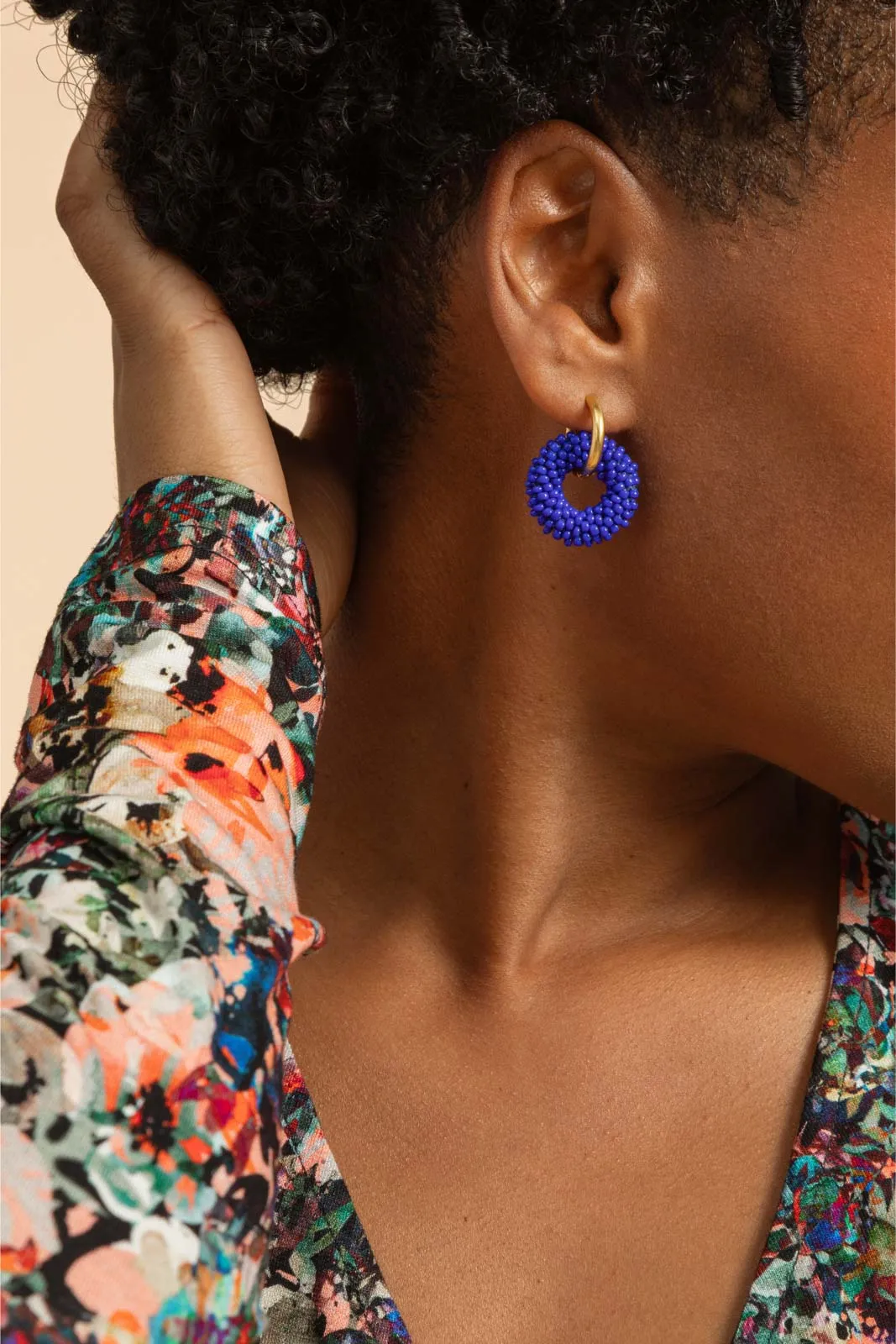 Veda Earrings Royal Blue sold by Ivalo.com product image thumbnail 2