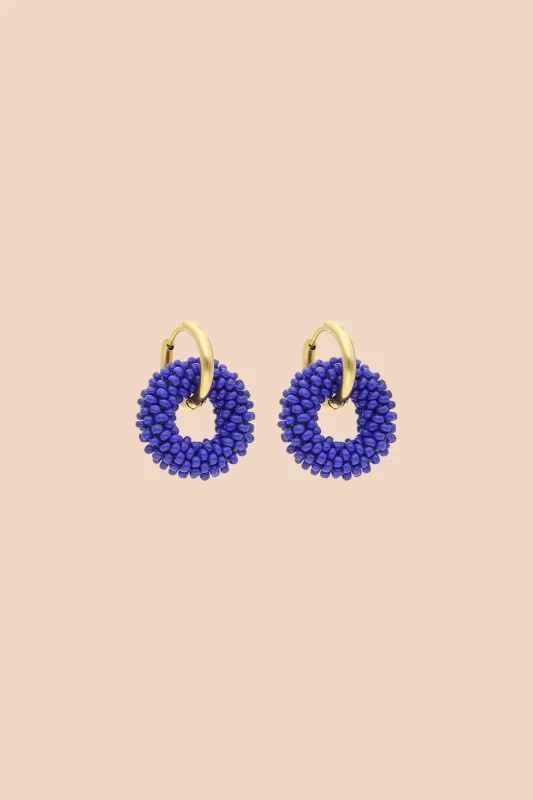 Veda Earrings Royal Blue sold by Ivalo.com
