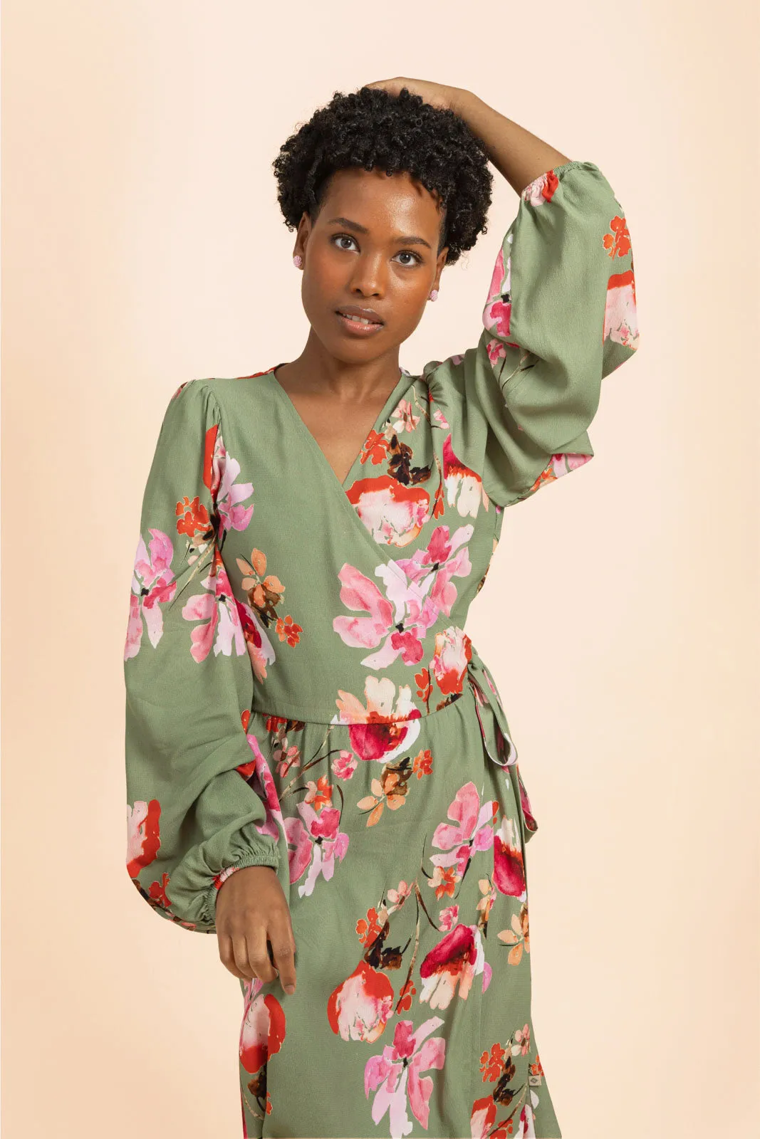 Wrap Dress Cherry Blossom sold by Ivalo.com product image thumbnail 5