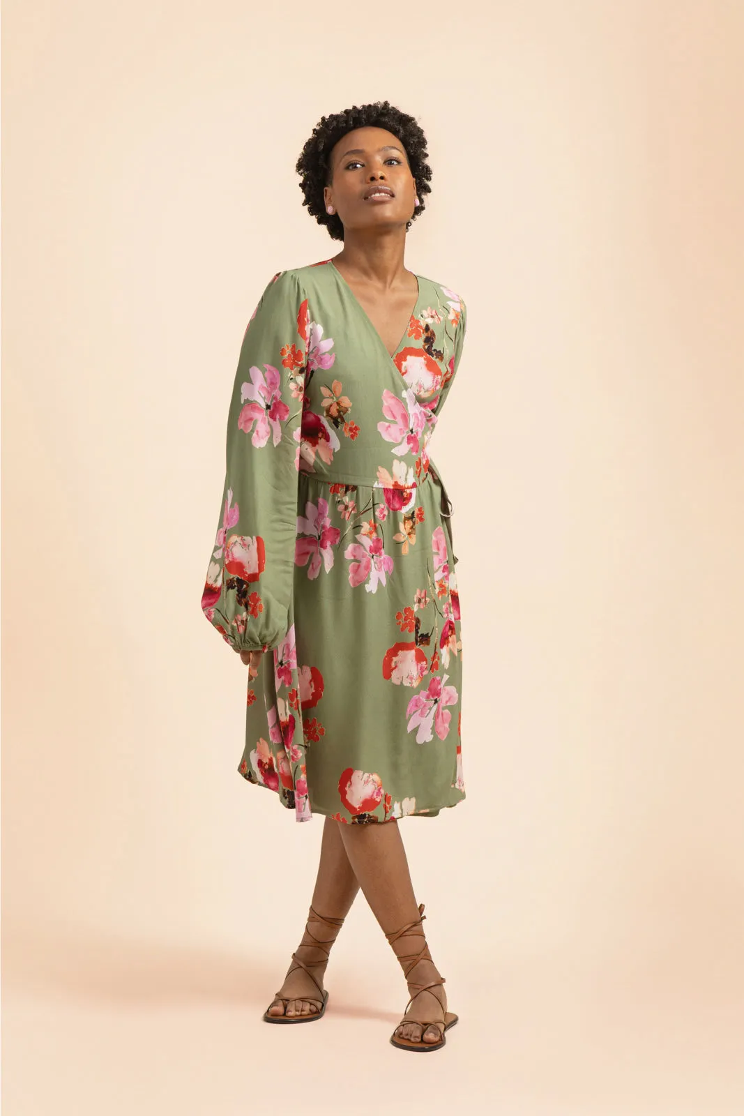 Wrap Dress Cherry Blossom sold by Ivalo.com product image thumbnail 4
