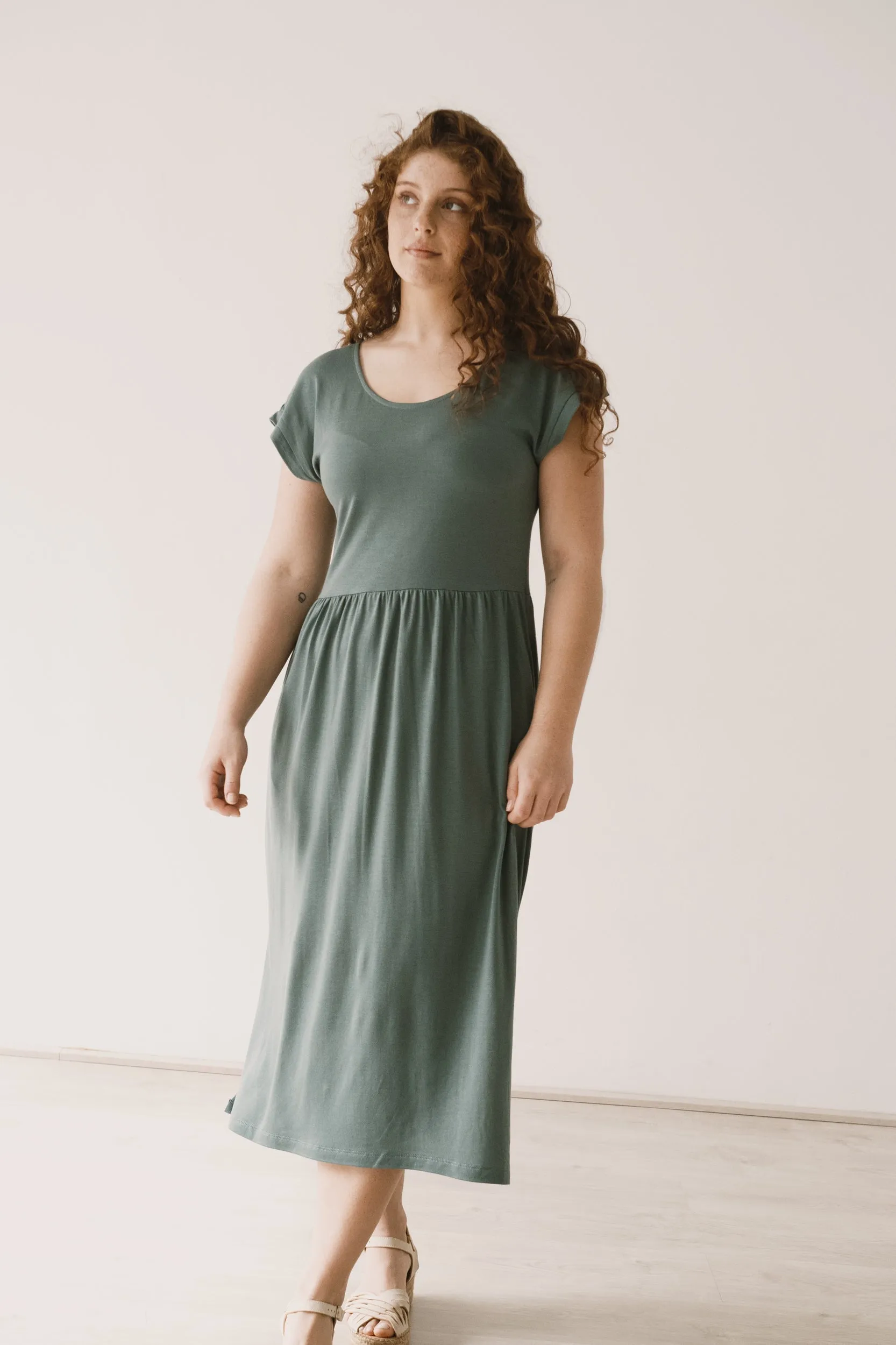 Hanna Tencel Long Dress Blue sold by Ivalo.com