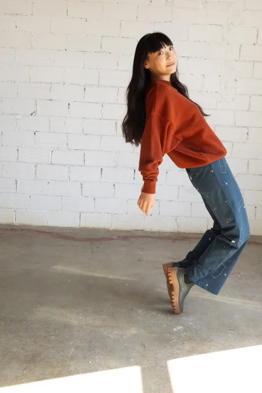 Gloria Trousers Blue Constellations sold by Ivalo.com