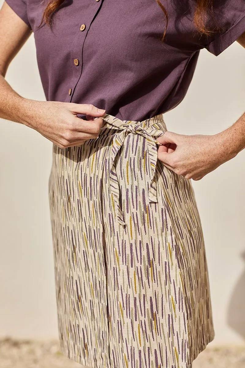 Famara Wrap Mini Skirt Forest Beige sold by Ivalo.com product image thumbnail 2