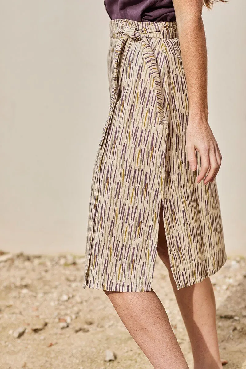 Fely Wrap Midi Skirt Forest Beige sold by Ivalo.com product image thumbnail 3