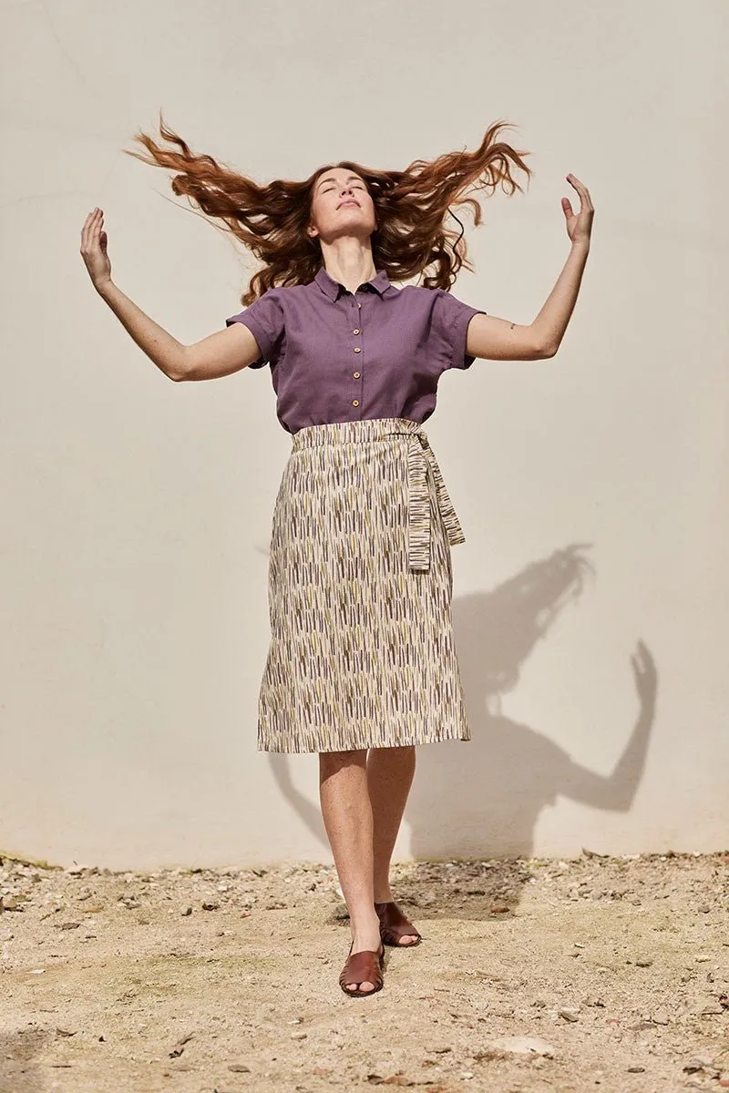 Fely Wrap Midi Skirt Forest Beige sold by Ivalo.com product image thumbnail 4