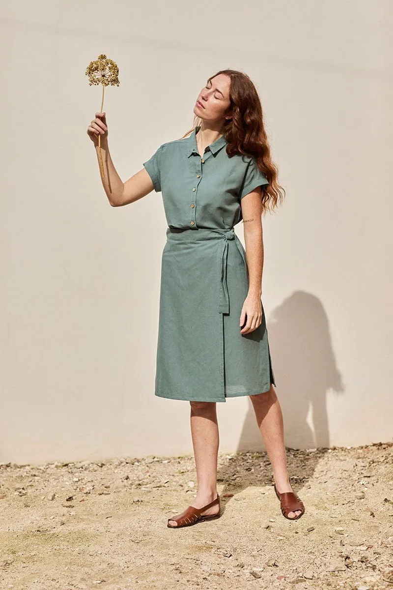 Fely Wrap Midi Skirt Aquamarine Blue sold by Ivalo.com product image thumbnail 4