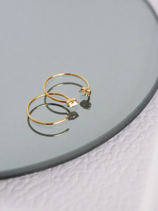 Oscar Earrings Champagne made by Ivalo.com