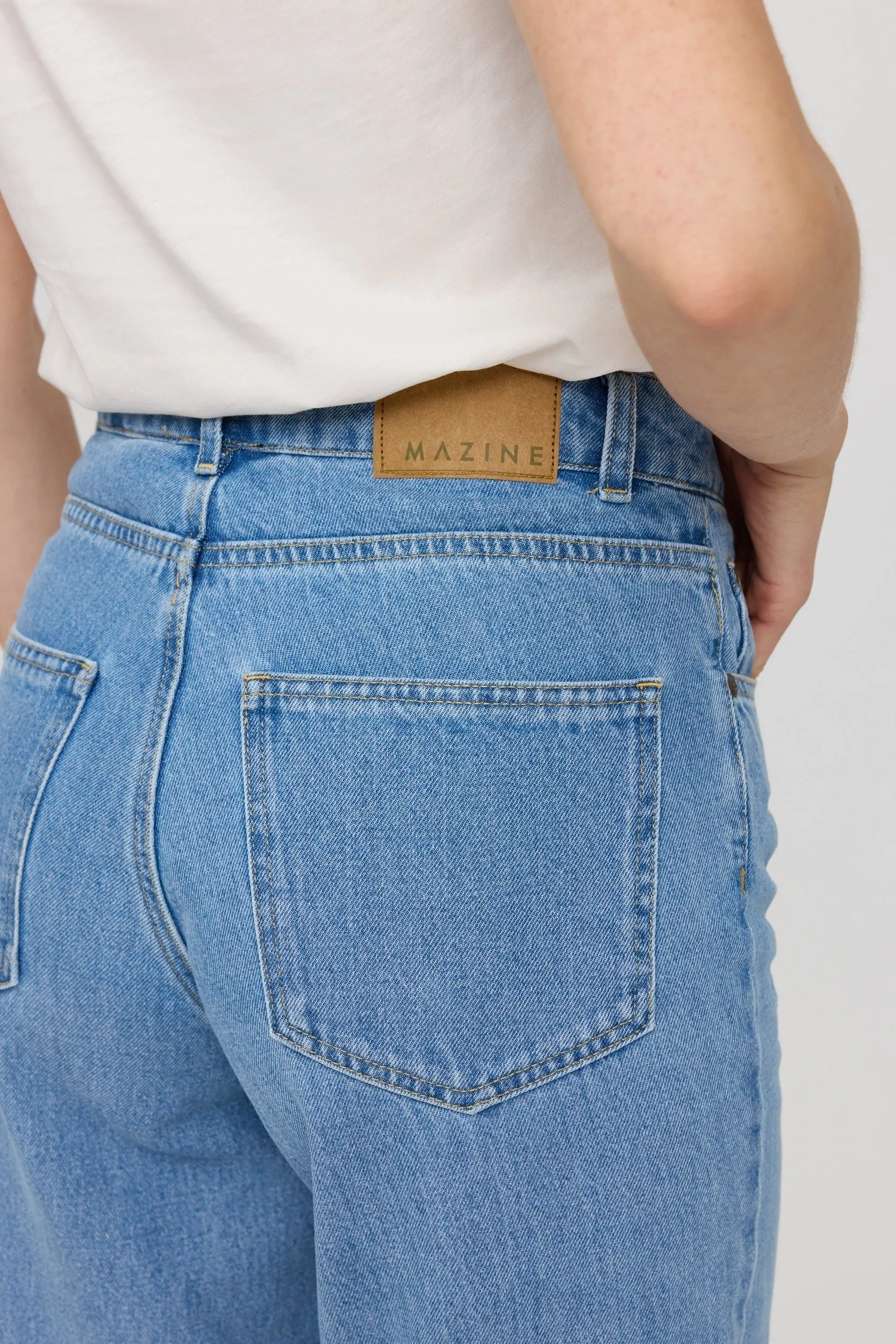 Wide Leg Denim Jeans Light Blue sold by Ivalo.com product image thumbnail 3