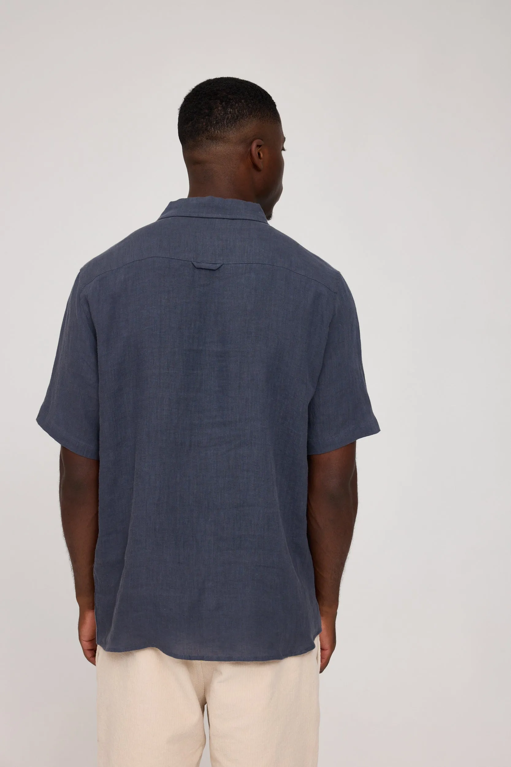 Men's Short Sleeve Linen Shirt sold by Ivalo.com product image thumbnail 4