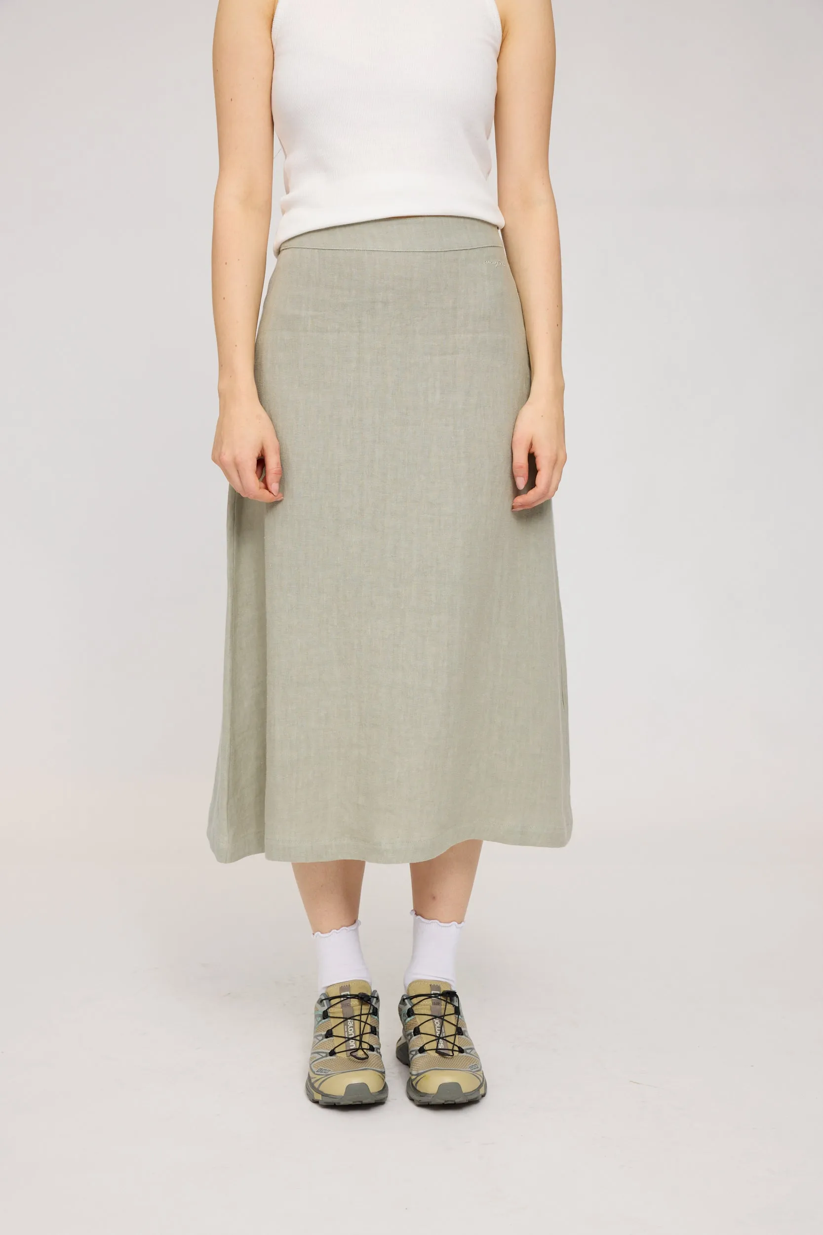 Linen Midi Skirt sold by Ivalo.com product image thumbnail 3