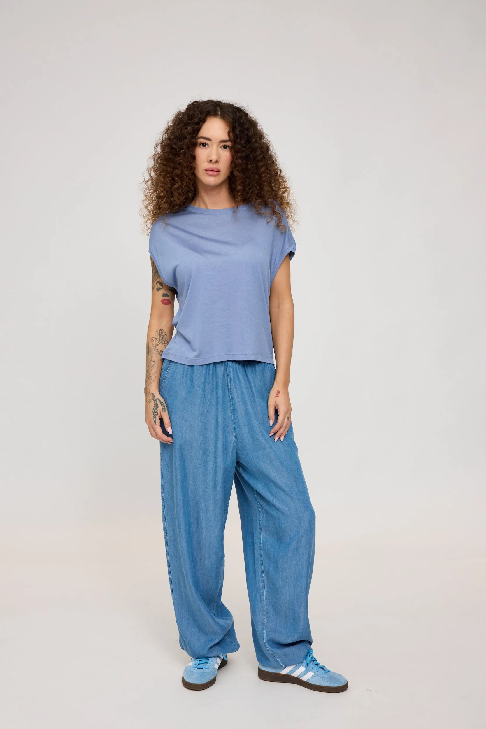 Cropped Loose Fit T-Shirt sold by Ivalo.com