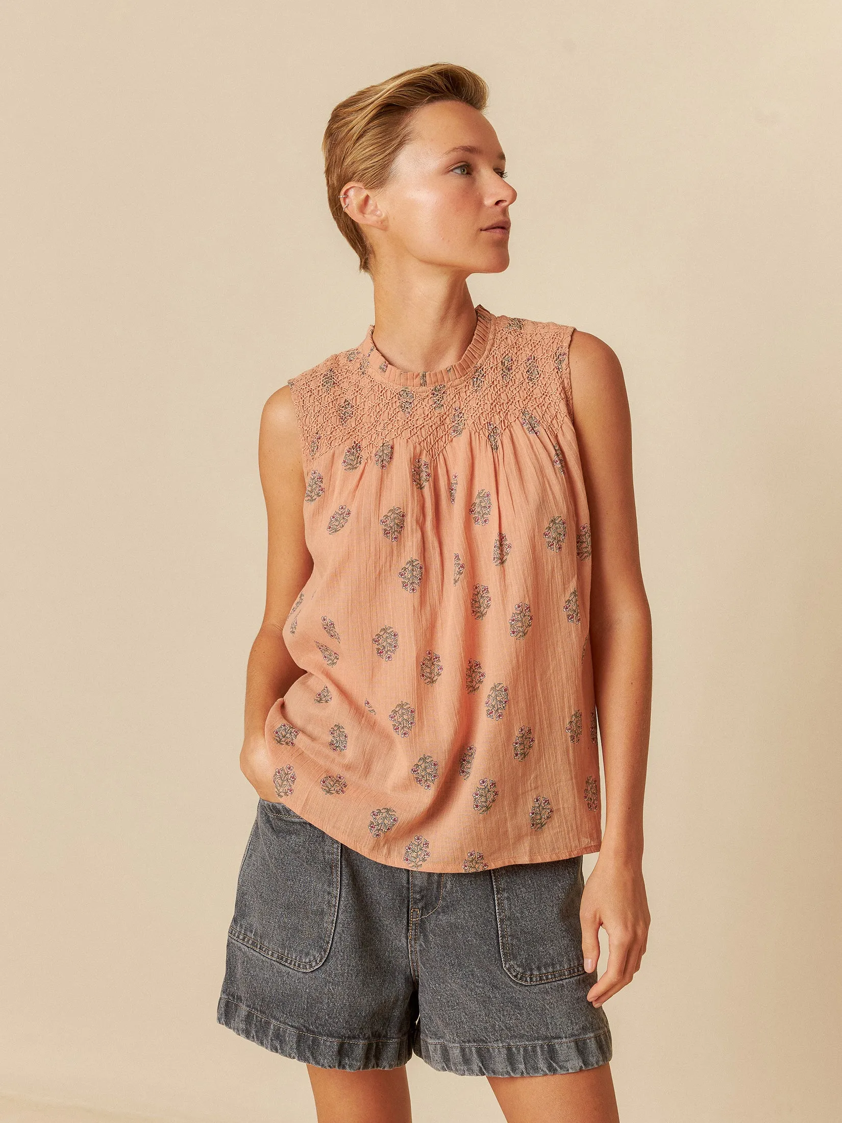 Manual Smock Blouse Peach sold by Ivalo.com