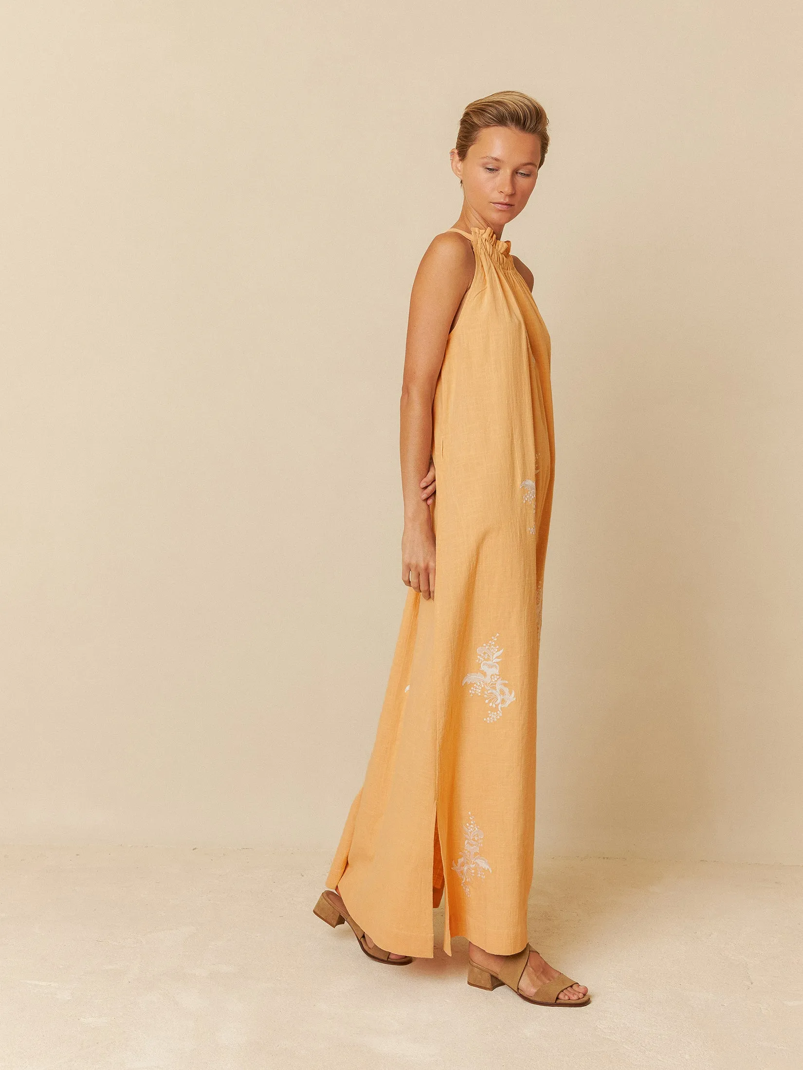 Halter Collar Dress Orange sold by Ivalo.com product image thumbnail 3