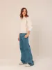 Cropped Poplin Shirt White sold by Ivalo.com