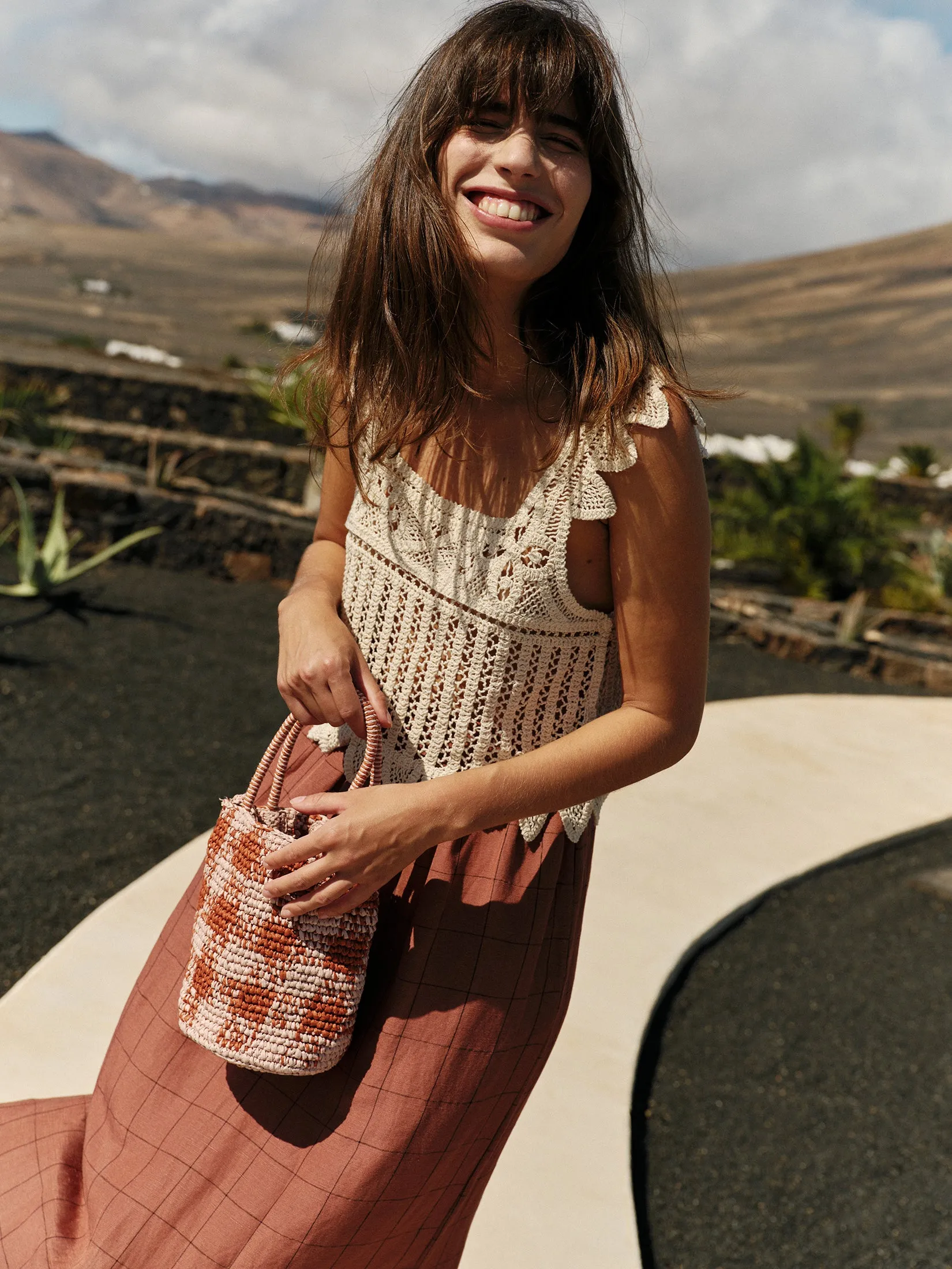 Crochet Crop Top Ecru sold by Ivalo.com product image thumbnail 3