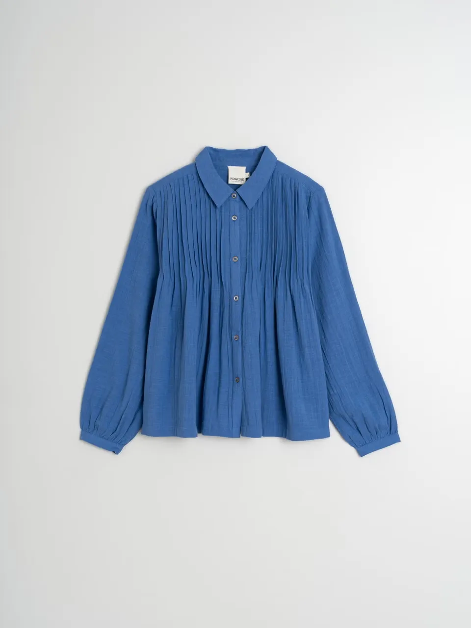 Leah Pleated Shirt Blue sold by Ivalo.com product image thumbnail 2