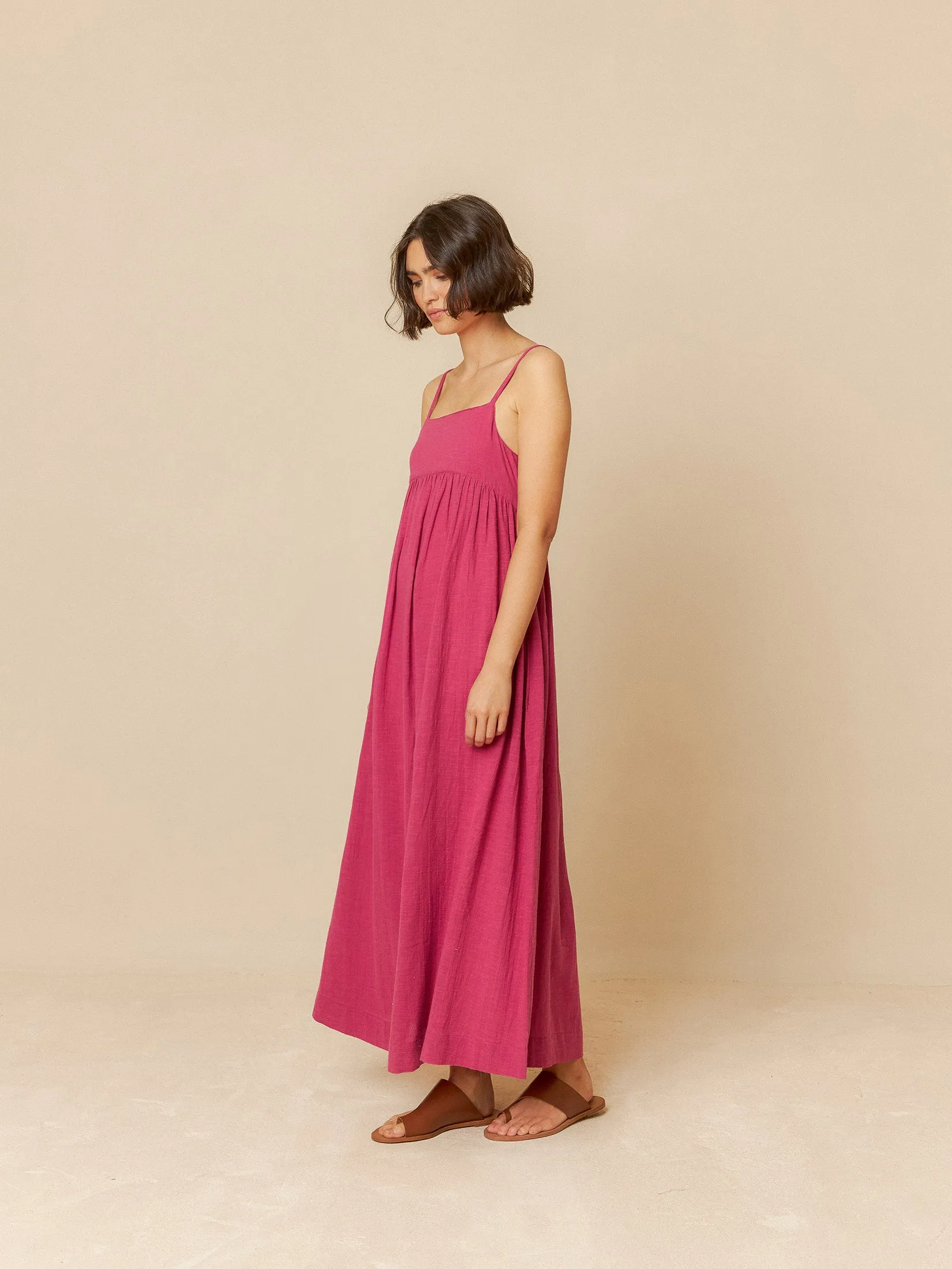 Maxi Dress With Straps Cardenal Pink sold by Ivalo.com product image thumbnail 4
