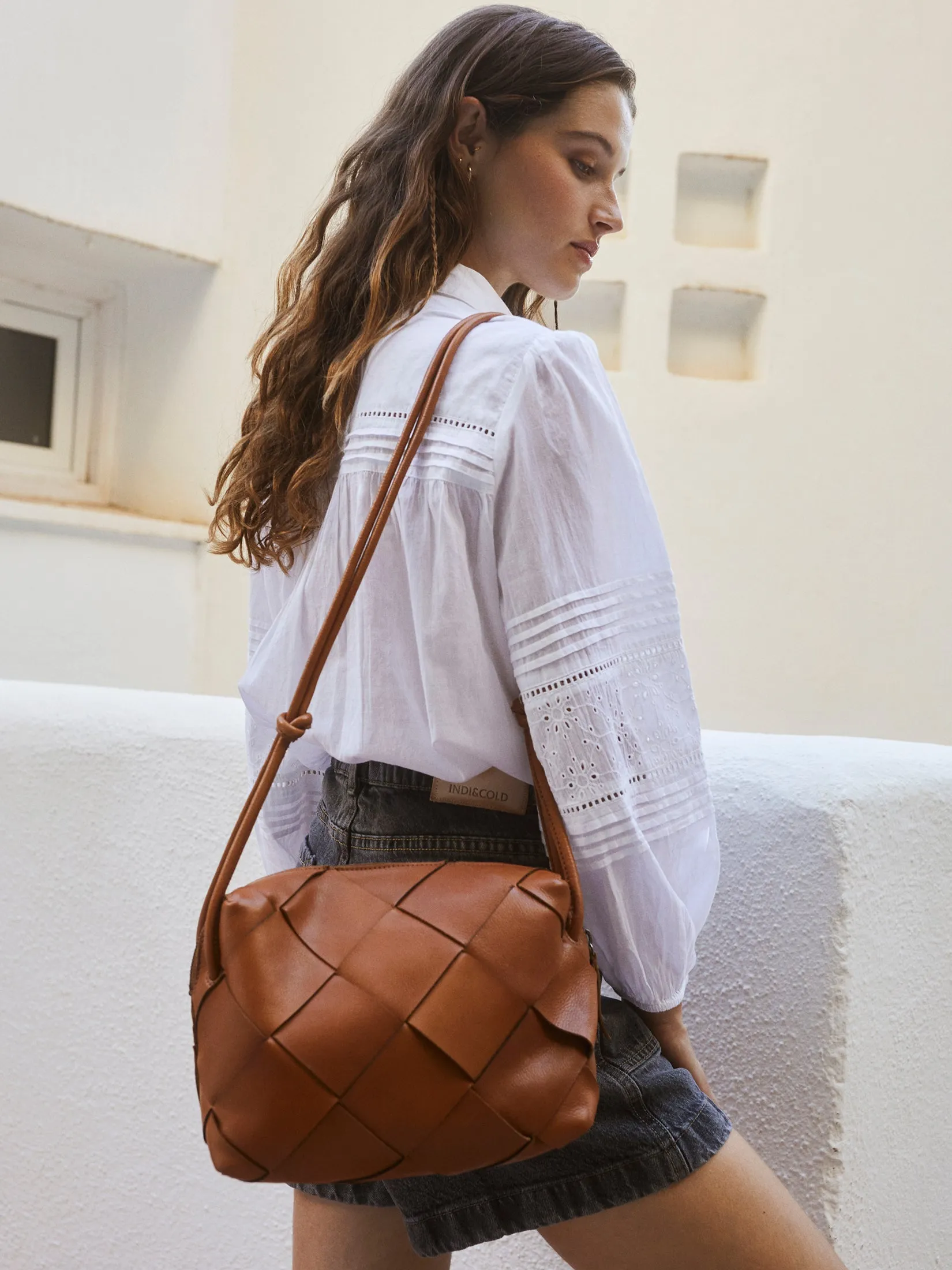 Embroidered Voile Shirt White sold by Ivalo.com product image thumbnail 3