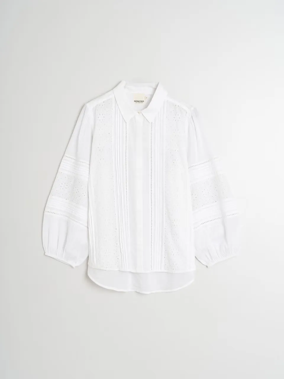Embroidered Voile Shirt White sold by Ivalo.com product image thumbnail 5