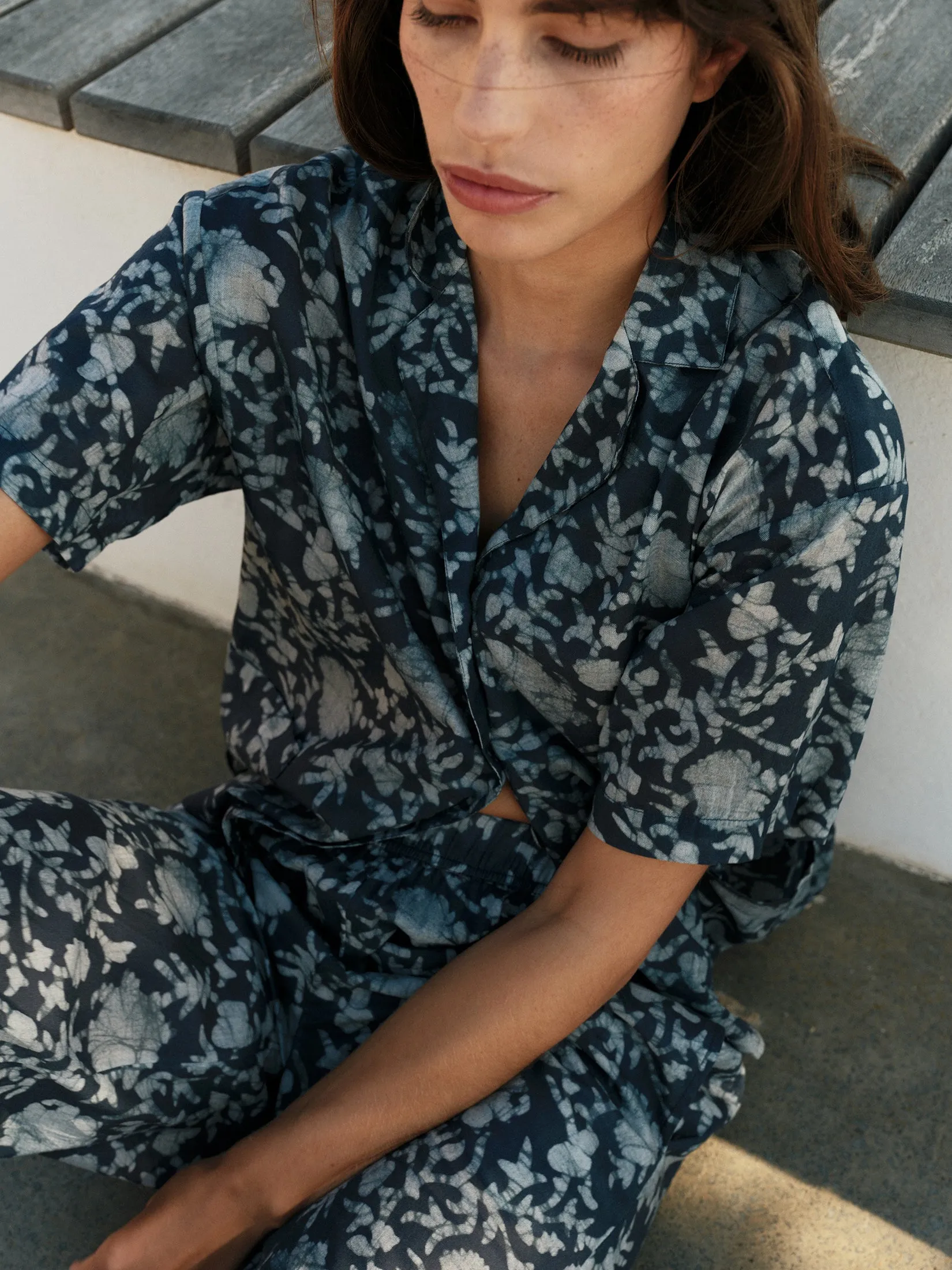 Ginger Print Shirt Indigo Blue sold by Ivalo.com product image thumbnail 5