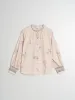 Flower Print Shirt With Smocked Details Beige sold by Ivalo.com