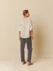 Flower Print Shirt With Smocked Details Beige sold by Ivalo.com