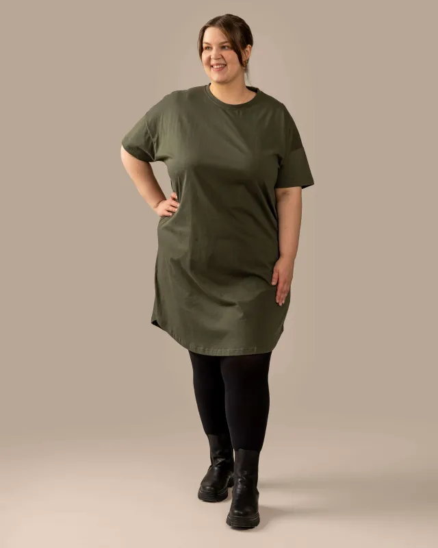 Toive T-Shirt Dress Khaki sold by Ivalo.com