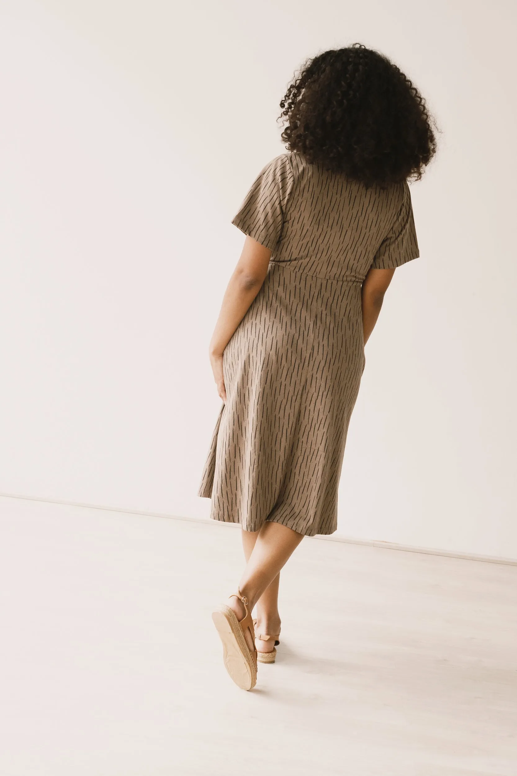 Helen Wrap Dress Brown Bark sold by Ivalo.com product image thumbnail 3