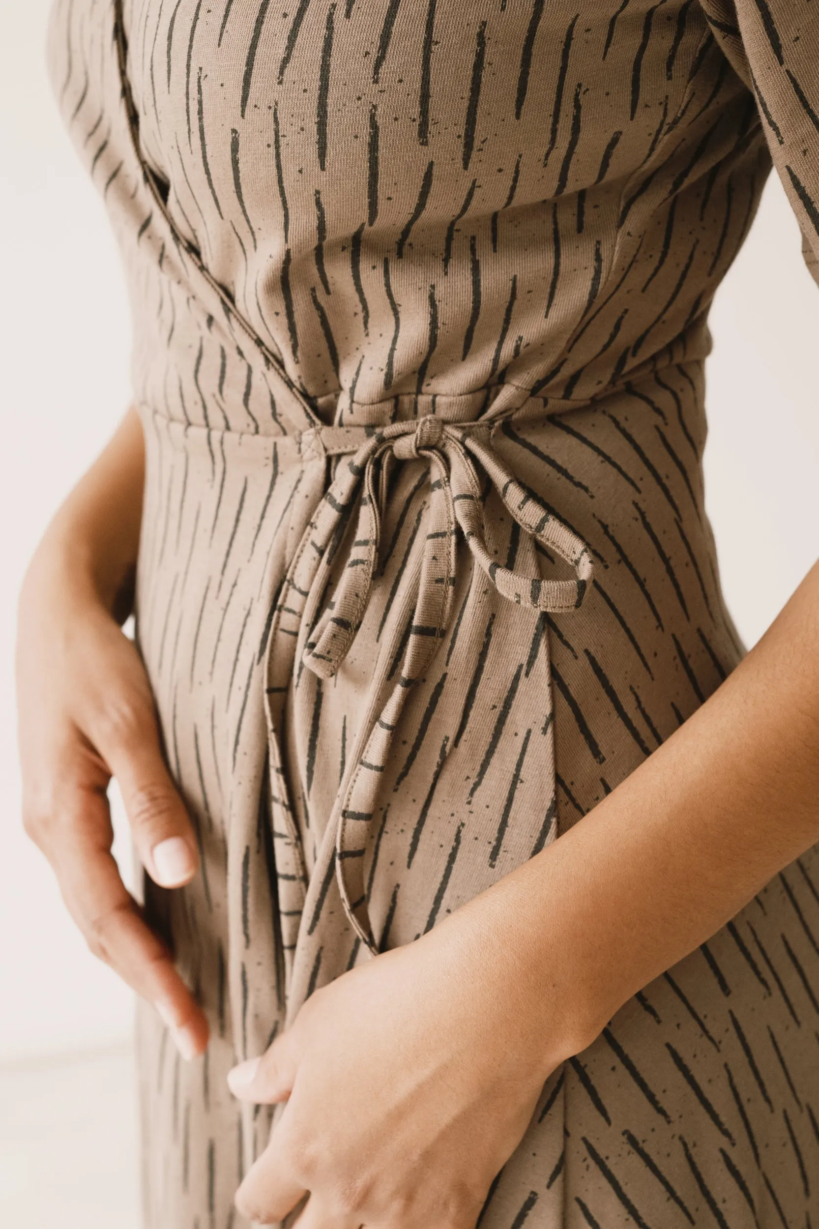 Helen Wrap Dress Brown Bark sold by Ivalo.com product image thumbnail 4