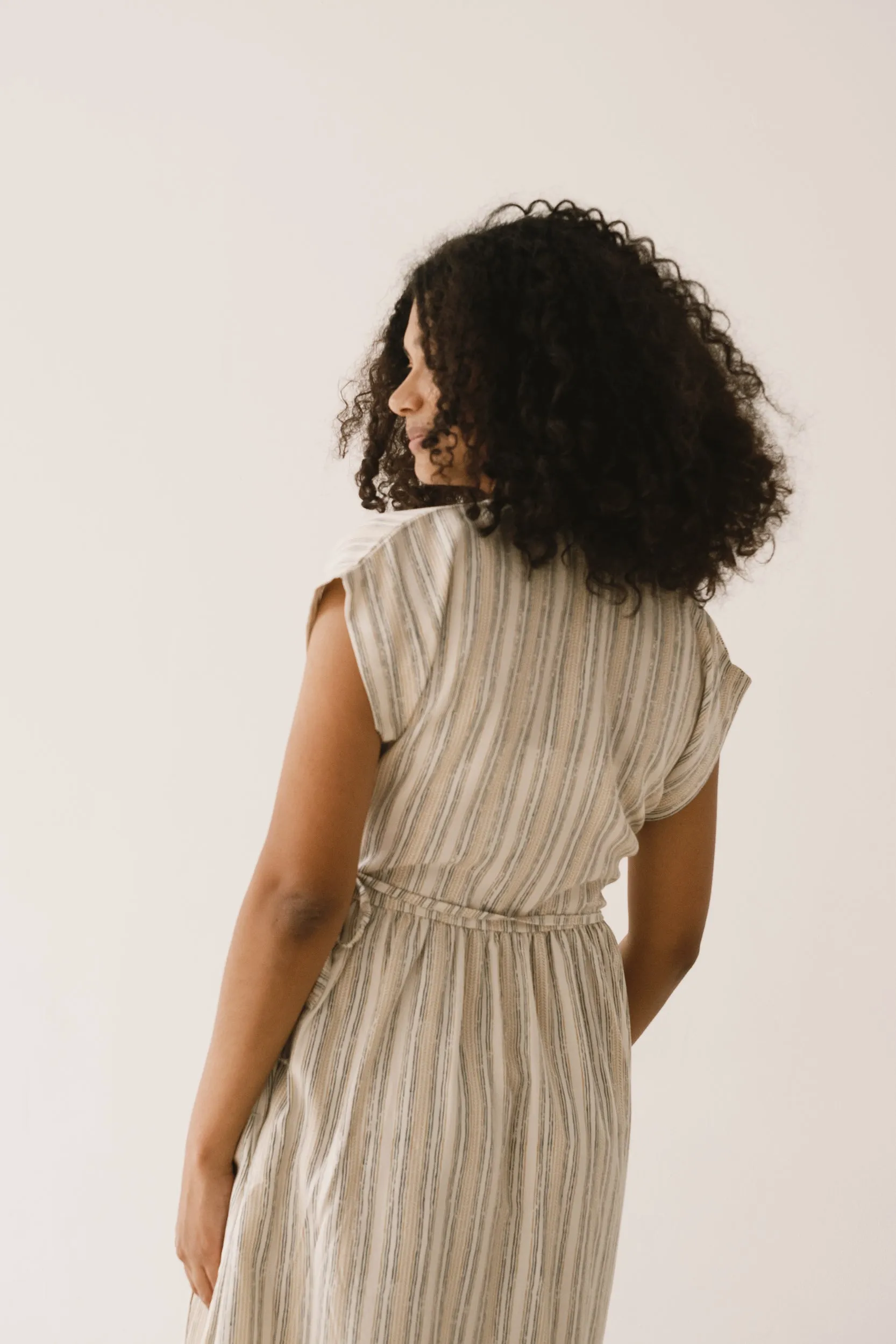 Hira Tencel Wrap Midi Dress Trace Print sold by Ivalo.com product image thumbnail 3