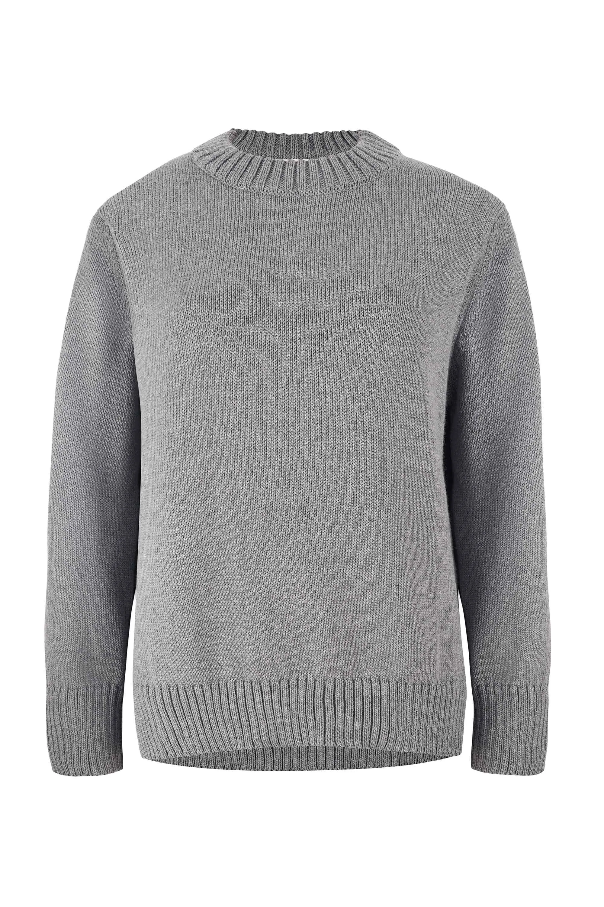 Marina Merino Jumper Grey sold by Ivalo.com