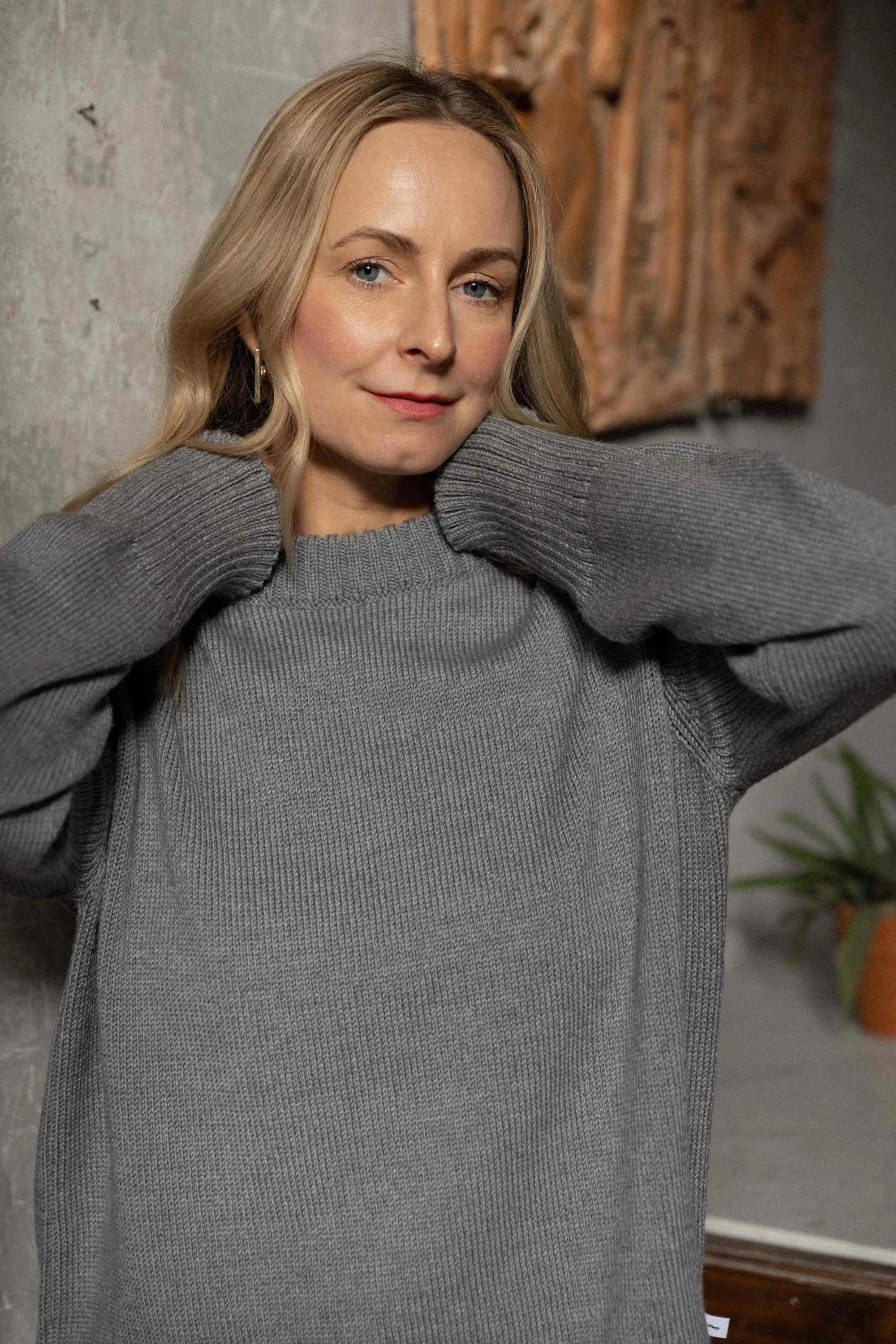 Marina Merino Jumper Grey sold by Ivalo.com product image thumbnail 2