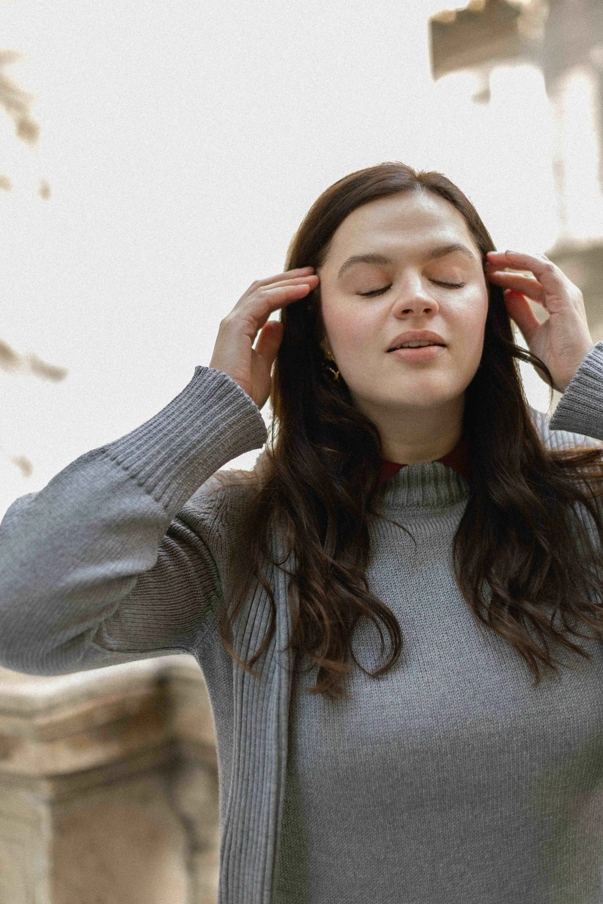 Marina Merino Jumper Grey sold by Ivalo.com product image thumbnail 3