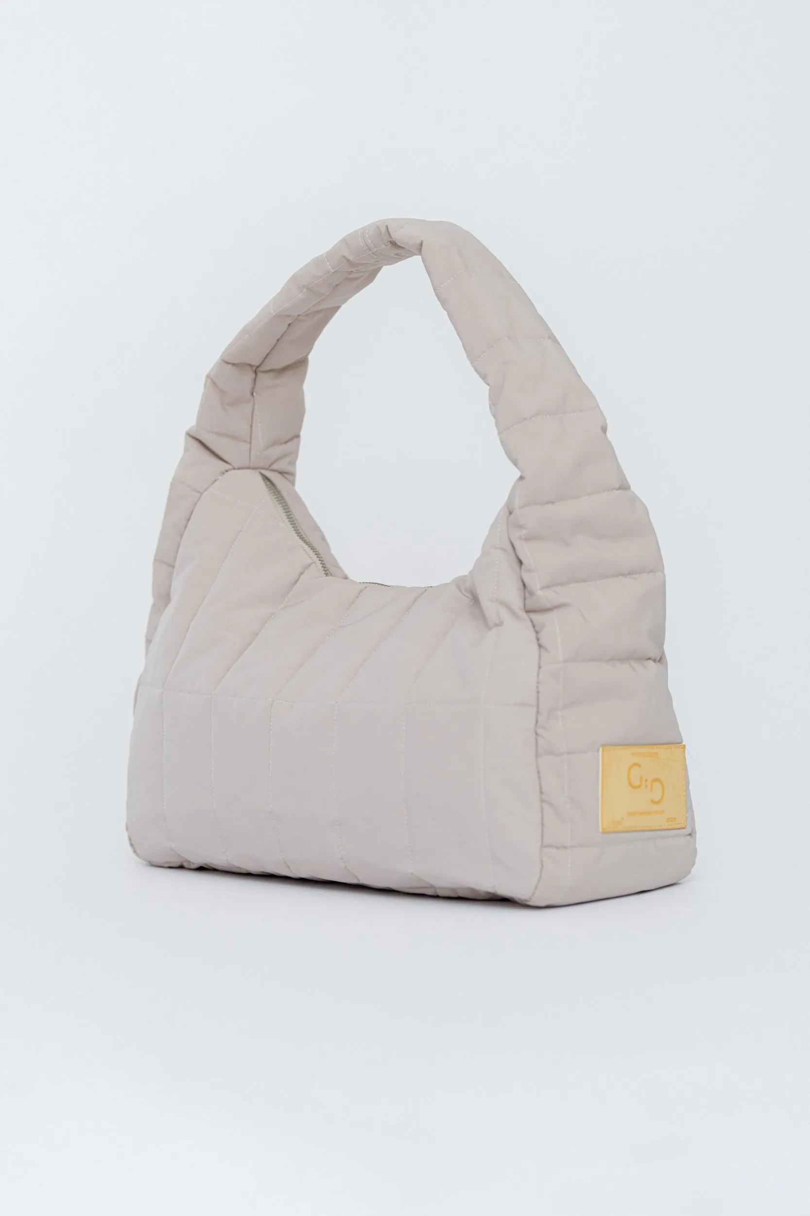 Pillow Upcycled Shoulder Bag Ashy Beige sold by Ivalo.com