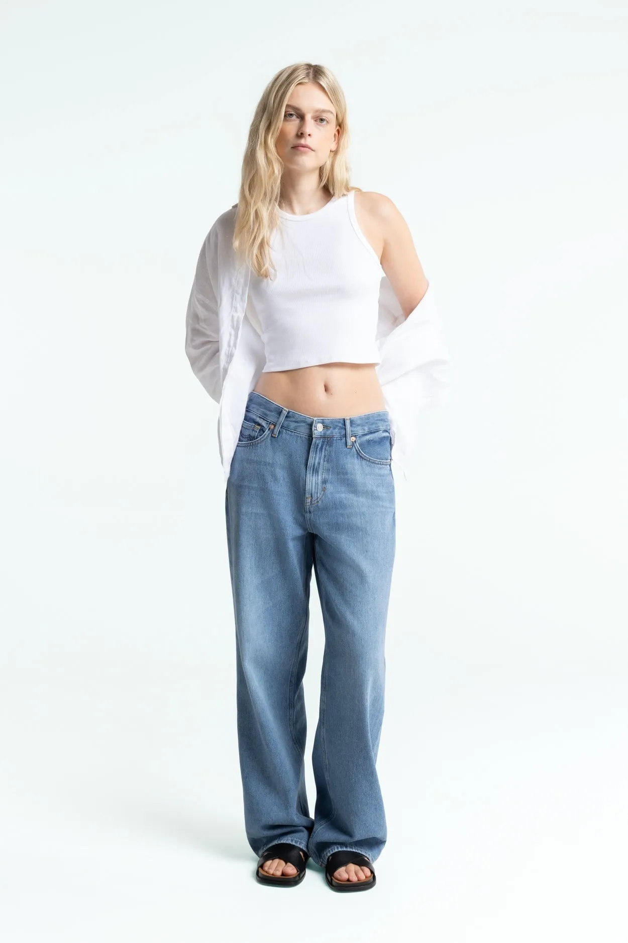 Helen Linen Button-Up Shirt Optical White sold by Ivalo.com product image thumbnail 3