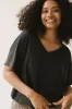 Hada Oversized Tencel T-Shirt Black sold by Ivalo.com