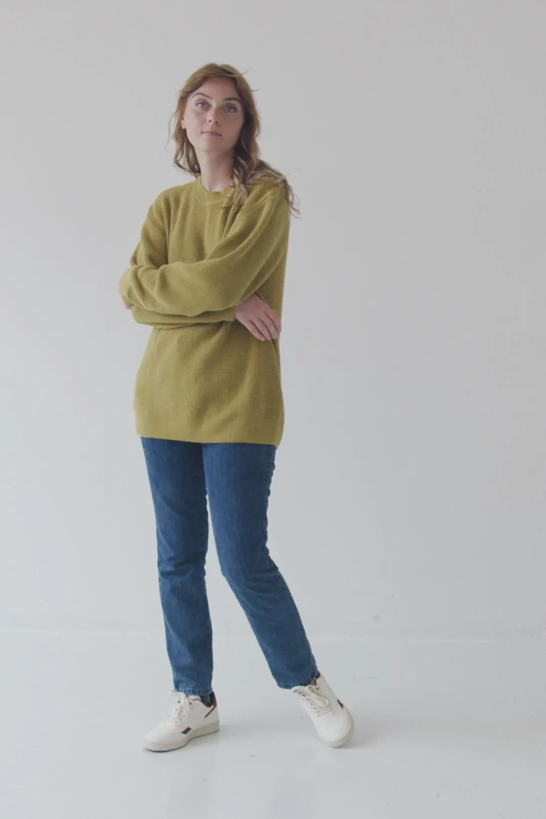 Tam Unisex Organic Cotton Sweater Mustard sold by Ivalo.com product image thumbnail 5