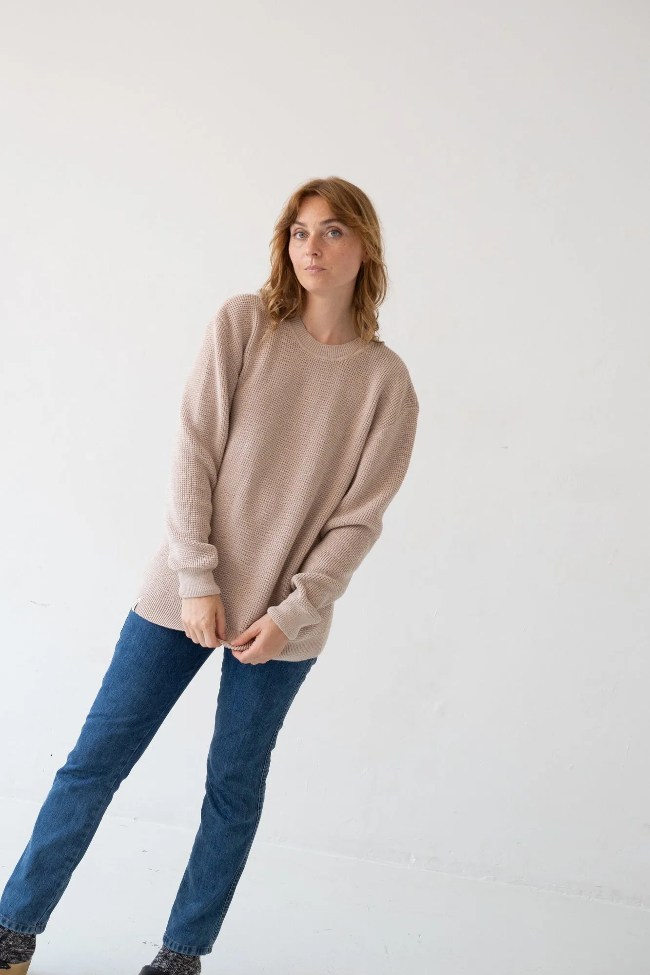 Tam Unisex Organic Cotton Sweater Magnolia White sold by Ivalo.com product image thumbnail 3
