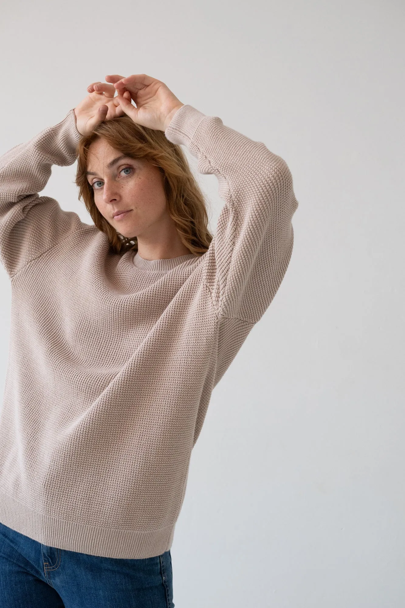 Tam Unisex Organic Cotton Sweater Magnolia White sold by Ivalo.com product image thumbnail 5