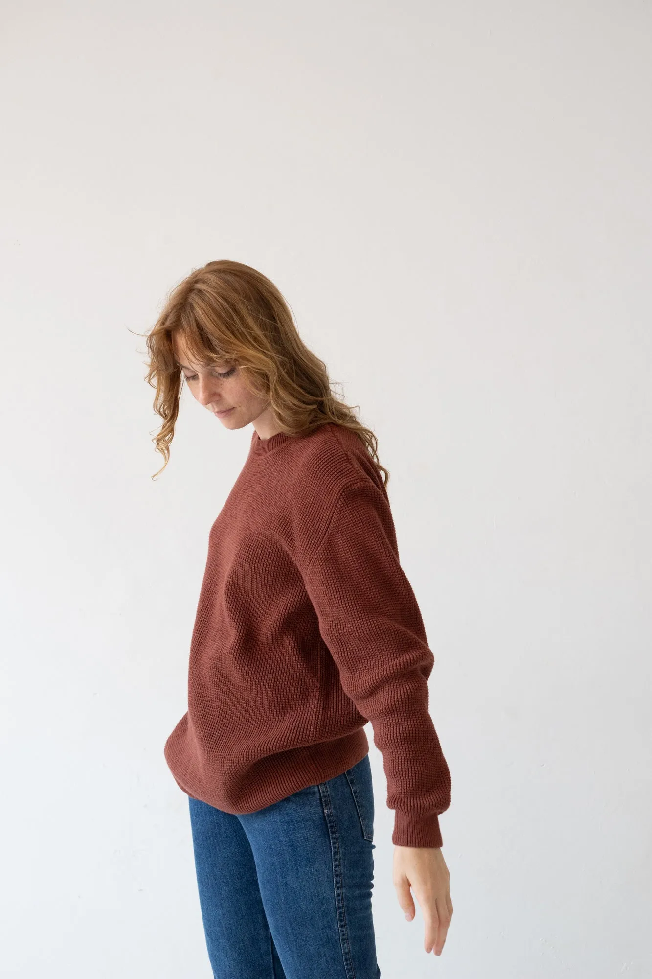 Tam Unisex Organic Cotton Sweater Garnet Rosella sold by Ivalo.com product image thumbnail 5