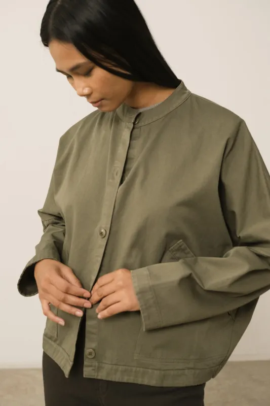 Henny Organic Cotton Jacket Green sold by Ivalo.com