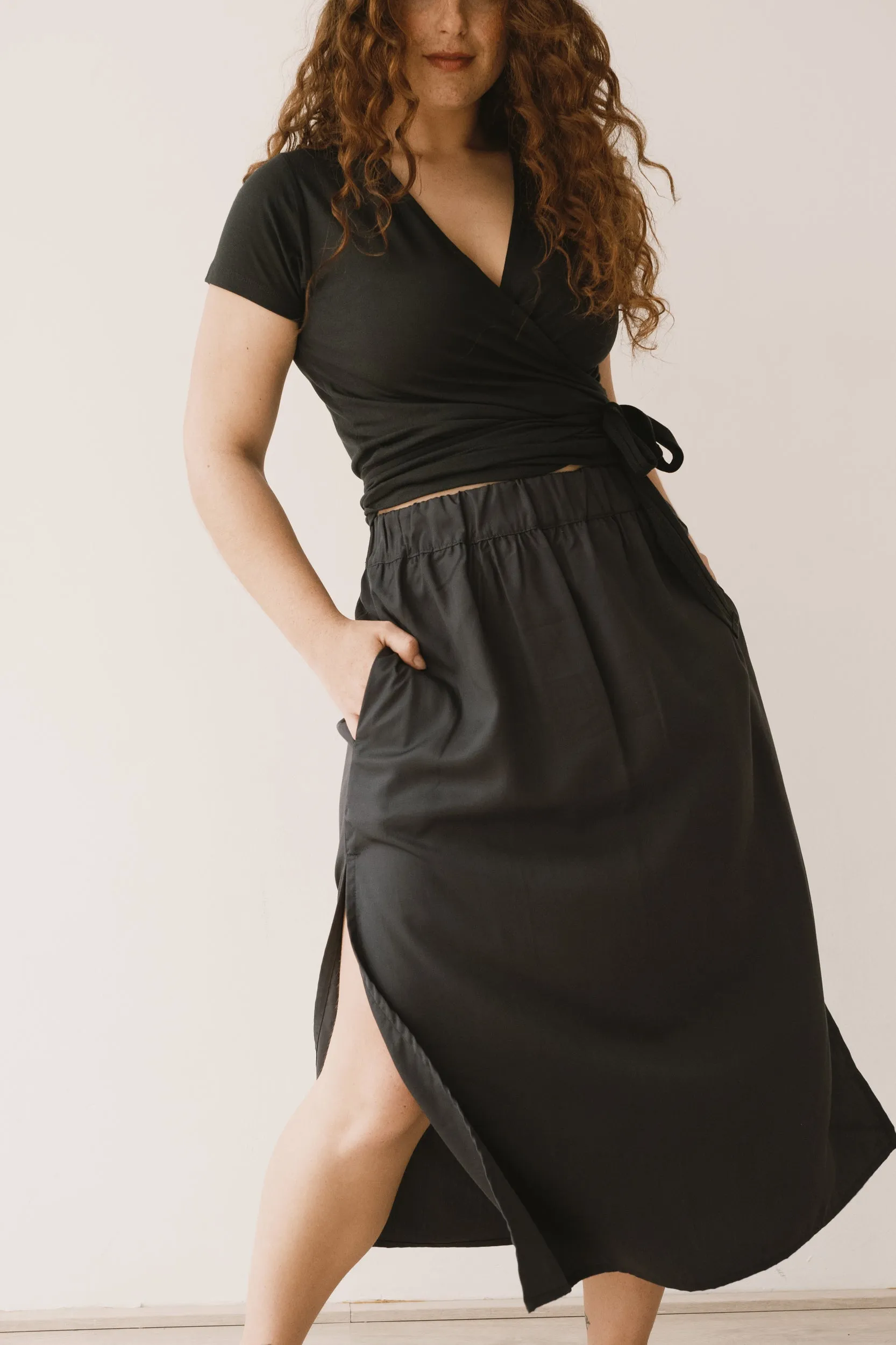 Halia Tencel Midi Skirt Black sold by Ivalo.com product image thumbnail 3
