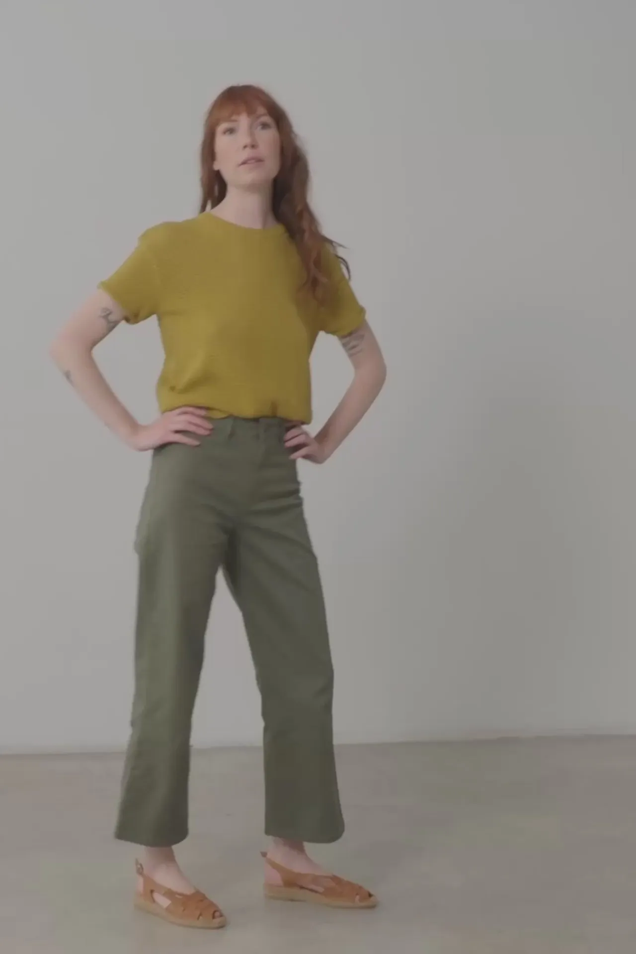 Hani Recycled Cotton Sailor Pants Green sold by Ivalo.com product image thumbnail 4