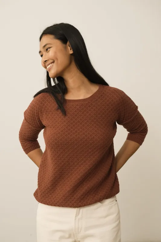 Hadi Organic Cotton Sweater Red sold by Ivalo.com