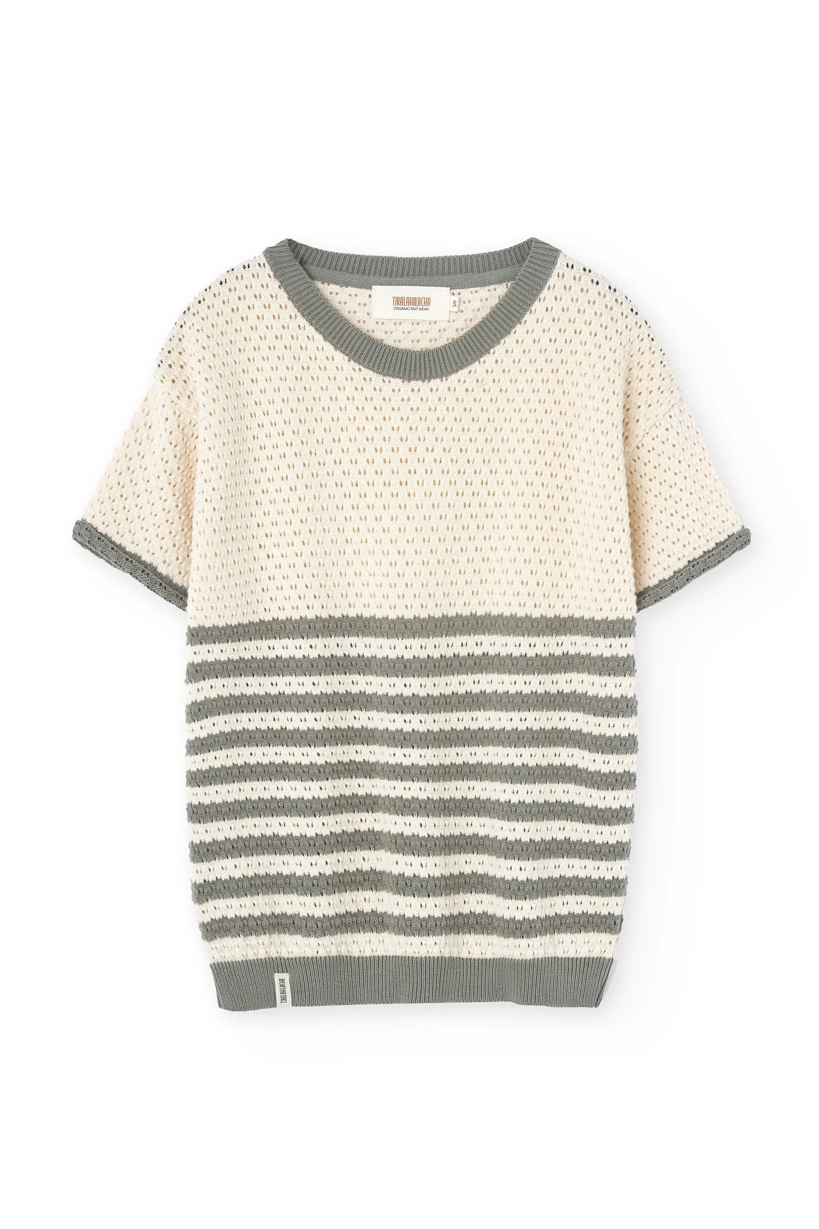 Hadara Short Sleeve Knitted Top Blue Sailor Stripes sold by Ivalo.com product image thumbnail 2