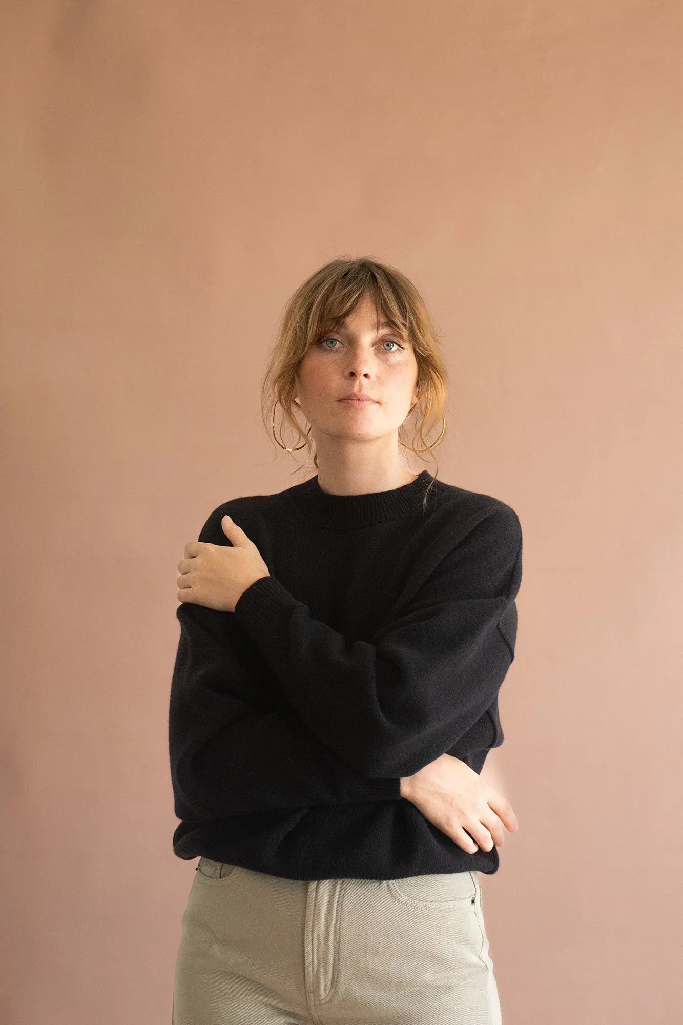 Gaudia Sweater Batwing Sleeve Merino Wool Black sold by Ivalo.com product image thumbnail 2