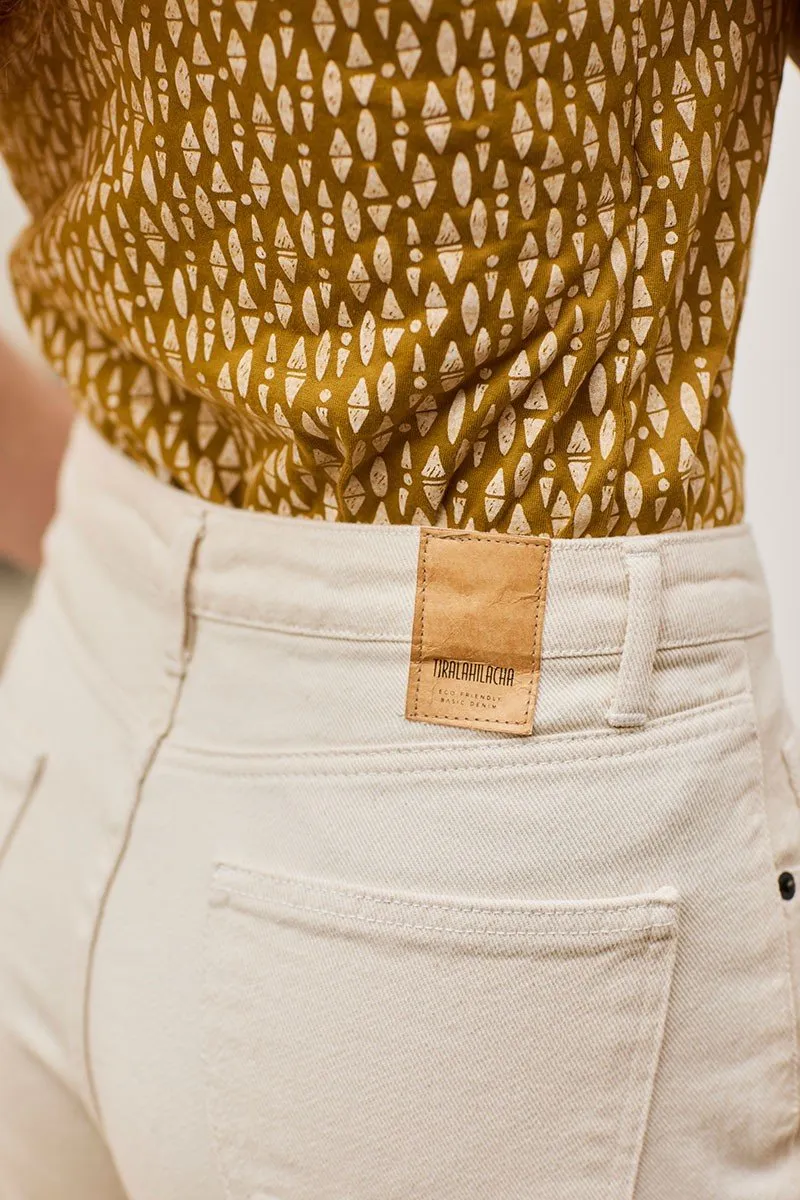 Finna Straight Trousers Natural Beige sold by Ivalo.com product image thumbnail 3