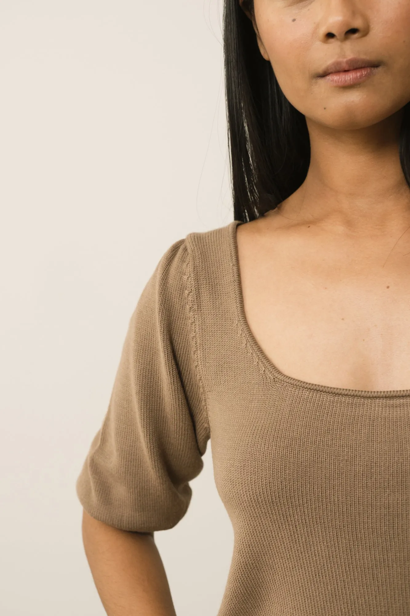 Haya Knitted Tencel Top Brown sold by Ivalo.com product image thumbnail 3