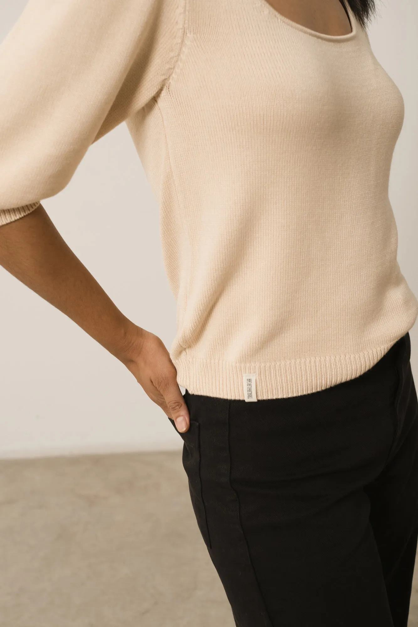 Haya Knitted Tencel Top Pink/White sold by Ivalo.com product image thumbnail 4