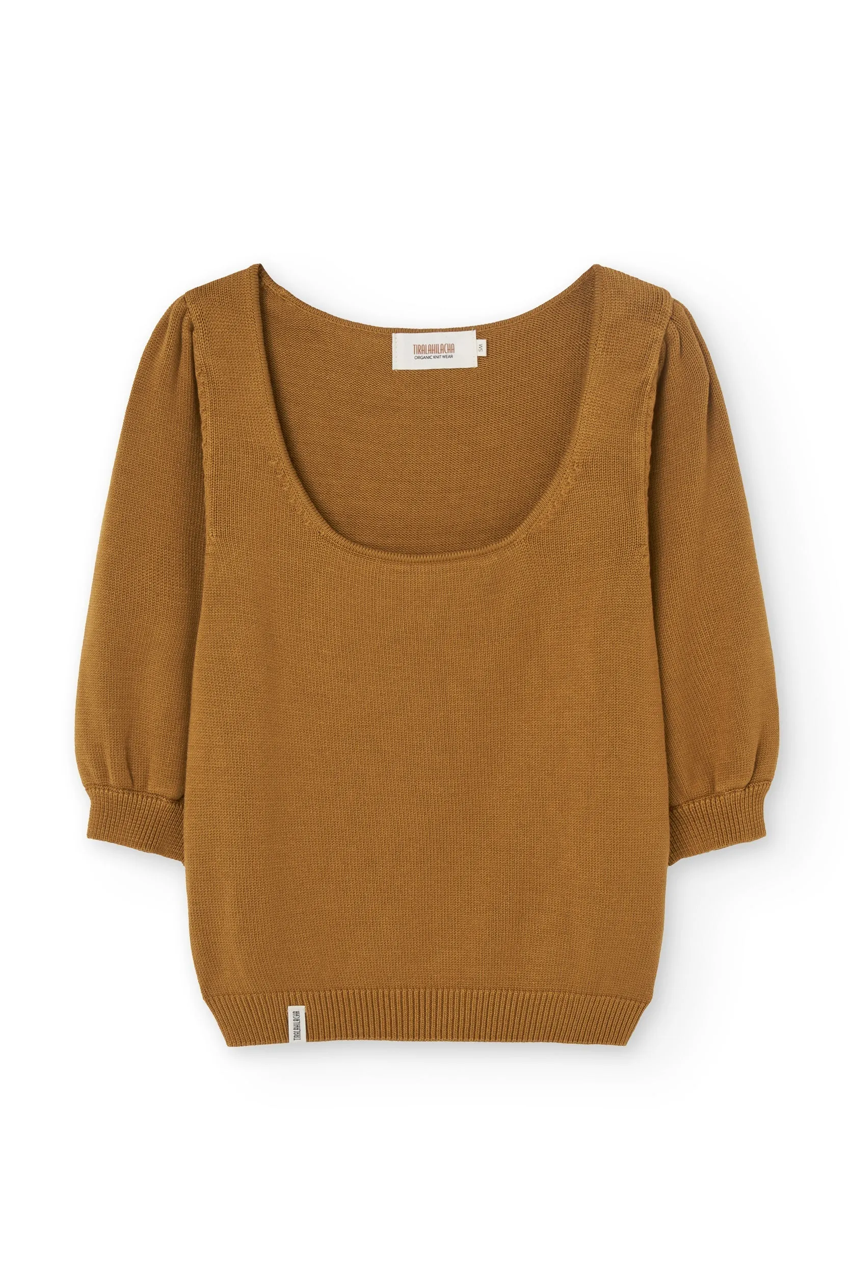 Haya Knitted Tencel Top In Mustard sold by Ivalo.com product image thumbnail 2